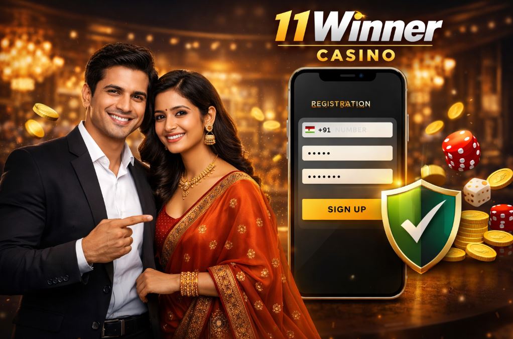 Creating an account at 11Winner Casino